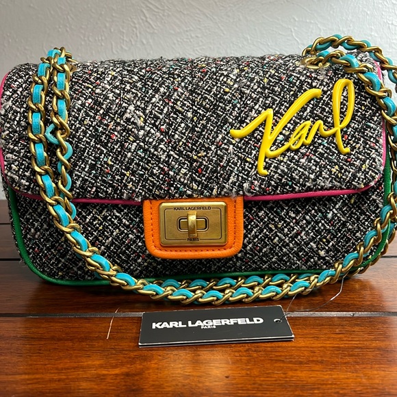 Karl Lagerfeld Handbags - NWT Karl Lagerfeld Agyness Shoulder Bag